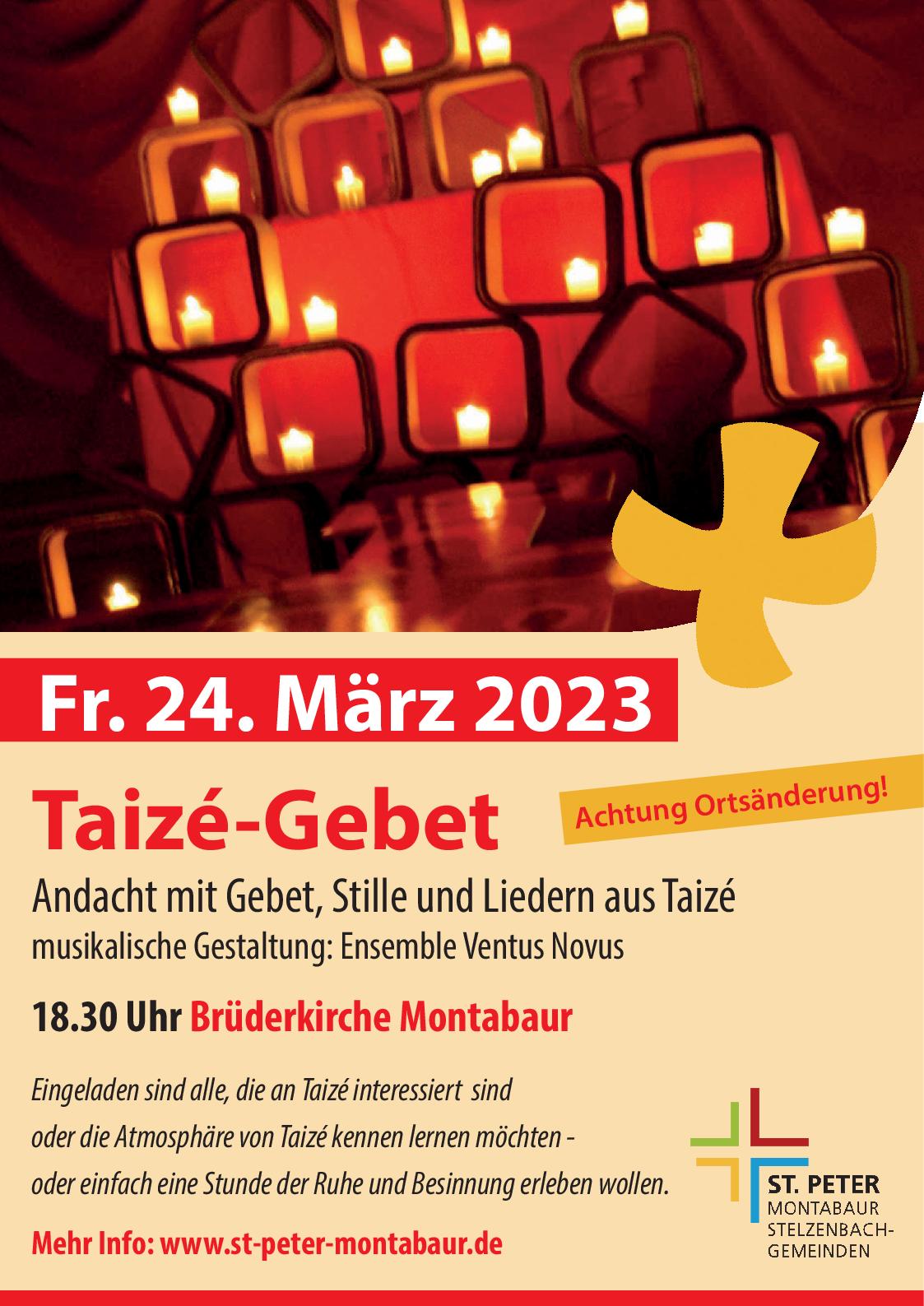 Taizé-Gebet - Montabaur Live! - Events in Montabaur - Veranstaltungen